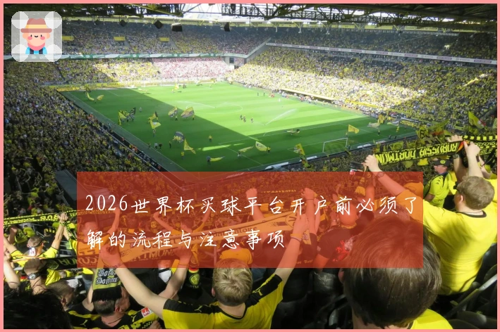 2026世界杯买球平台开户前必须了解的流程与注意事项